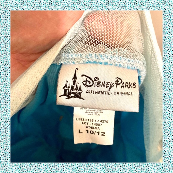 Take 40% Off Disney Parks Deluxe Elsa Costume Dress in Girls Large (10/12) NWT - Picture 4 of 8